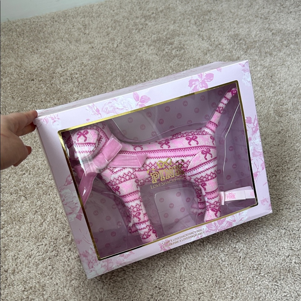 PINK*LoveShackFancy Plush Dog